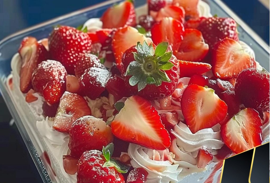 Strawberry Cream Cheese Icebox Cake Recipe