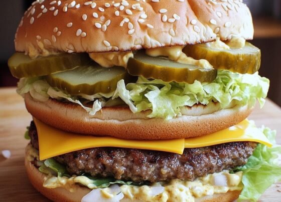 Homemade Big Mac prepared at home with simple ingredients and clear steps.