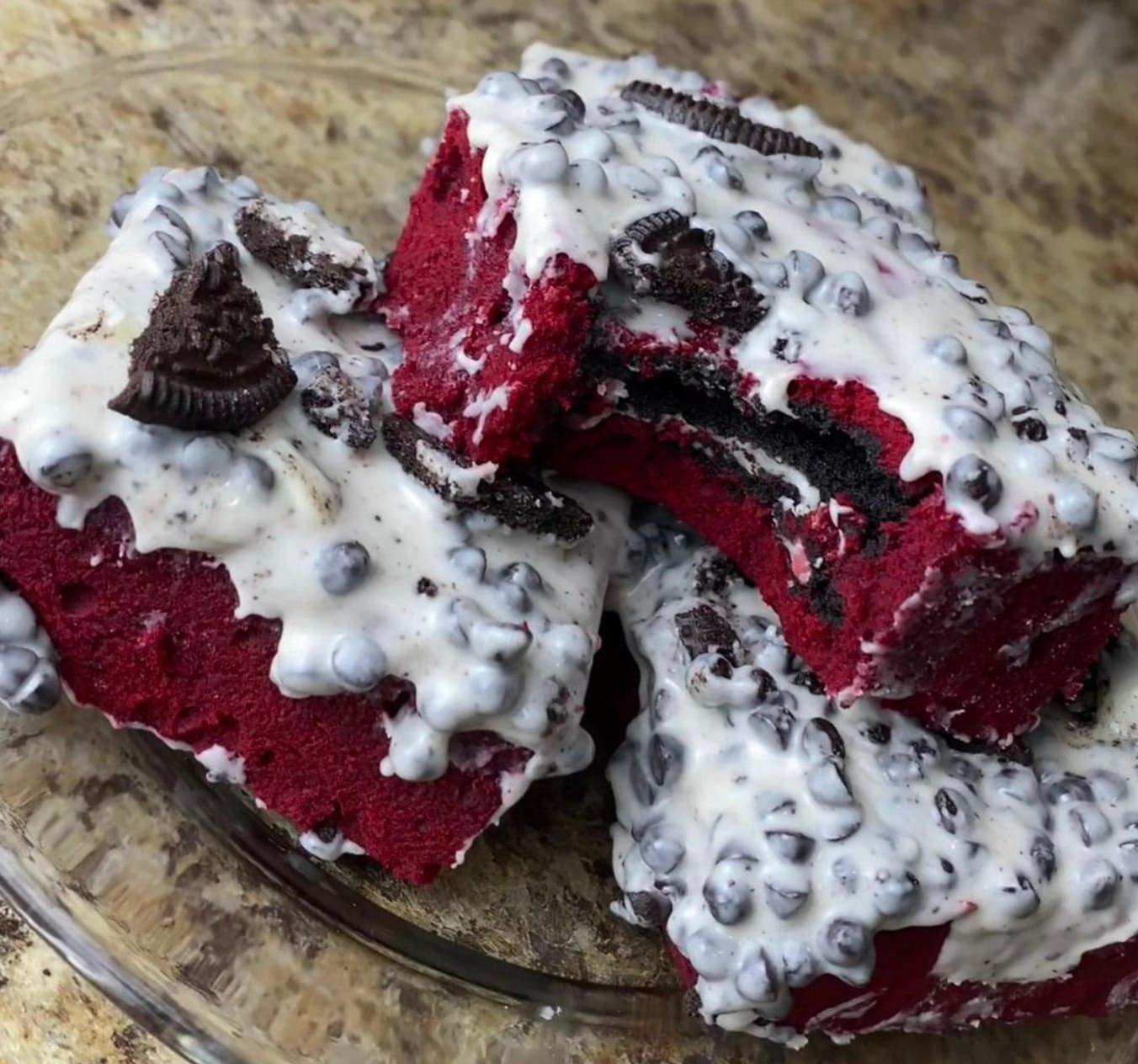 Cookies And Cream Red Velvet Brownies Recipe