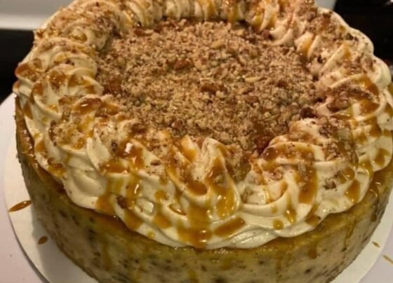 Butter Pecan Cheesecake prepared at home with simple ingredients and clear steps.