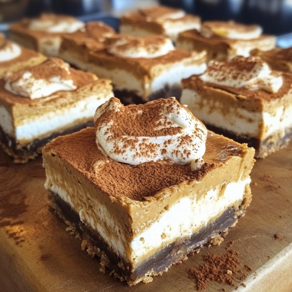 Pumpkin Cheesecake Bars