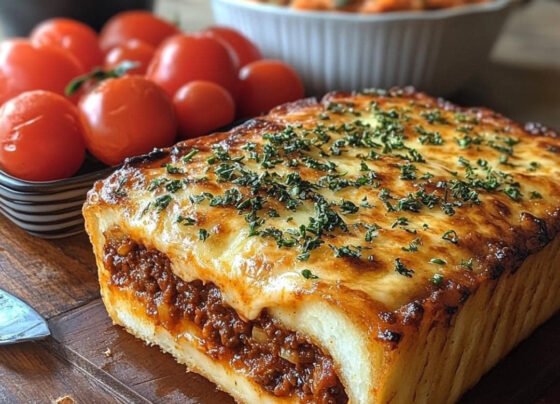Garlic Bread Cheesy Sloppy Joe Bake prepared at home with simple ingredients and clear steps.