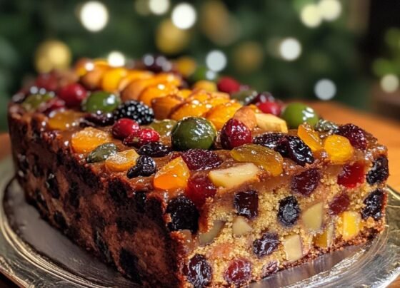 Heavenly Moist Fruitcake prepared at home with simple ingredients and clear steps.