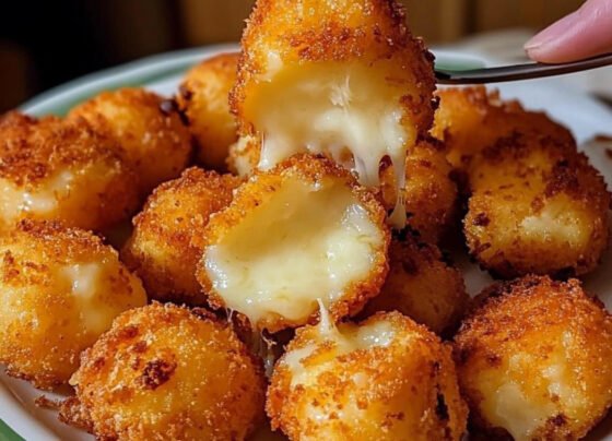 Homemade Fried Cheese Bites - cheesy goodness you can't resist! prepared at home with simple ingredients and clear steps.
