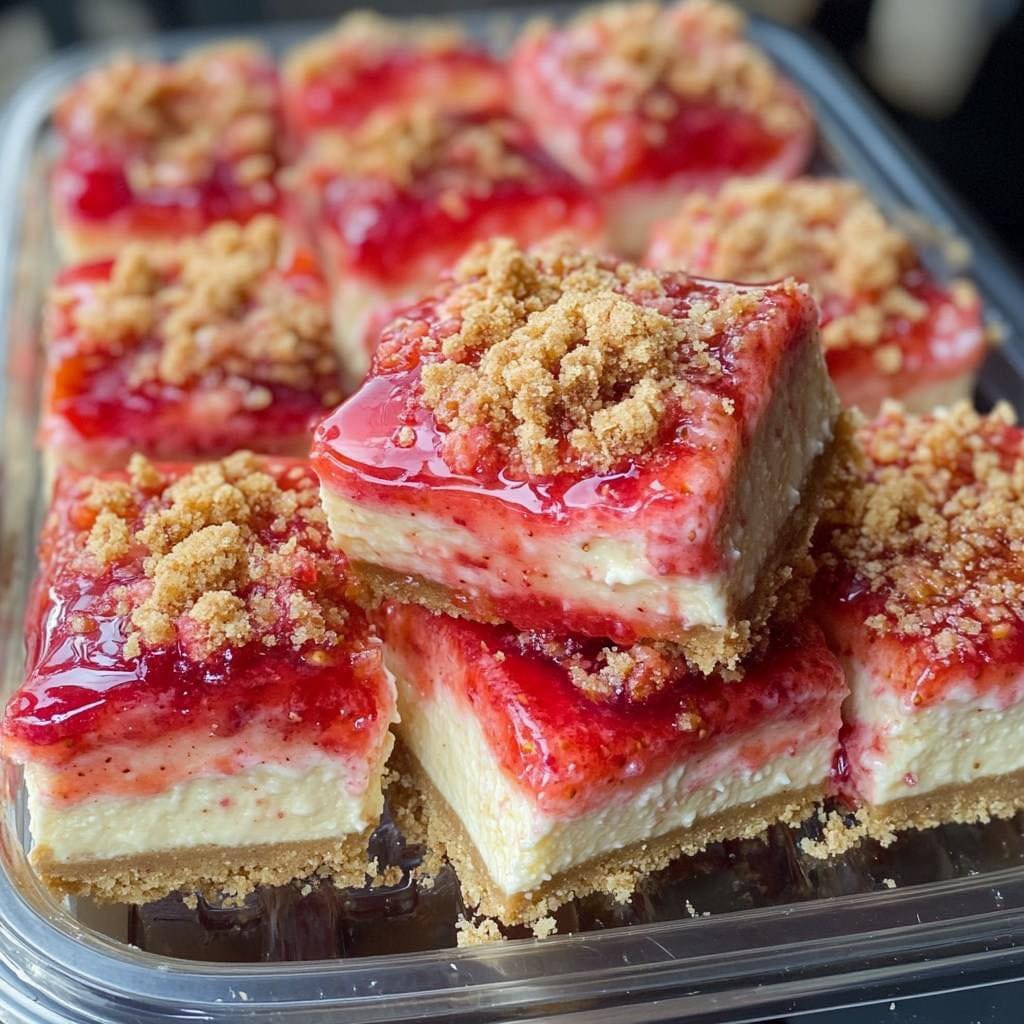 Strawberry Crunch Cheesecake Bites