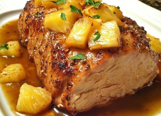 Slow Cooker Pineapple Pork Loin prepared at home with simple ingredients and clear steps.