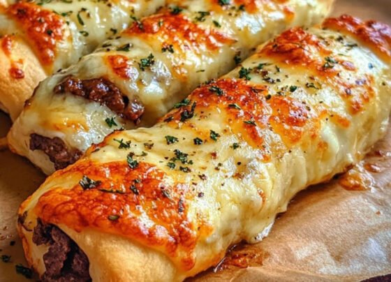 Philly Cheesesteak Stuffed Cheesy Breadsticks prepared at home with simple ingredients and clear steps.