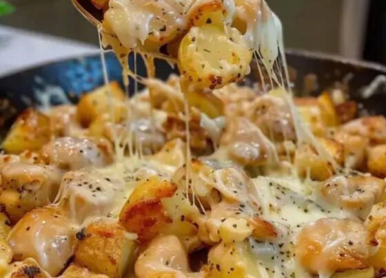 Garlic Parmesan Chicken and Potatoes prepared at home with simple ingredients and clear steps.