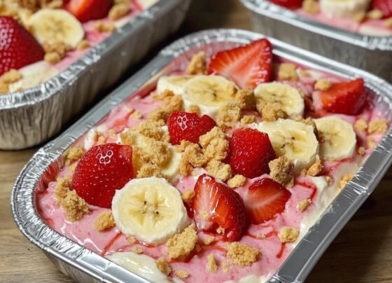 Strawberry cheesecake banana prepared at home with simple ingredients and clear steps.