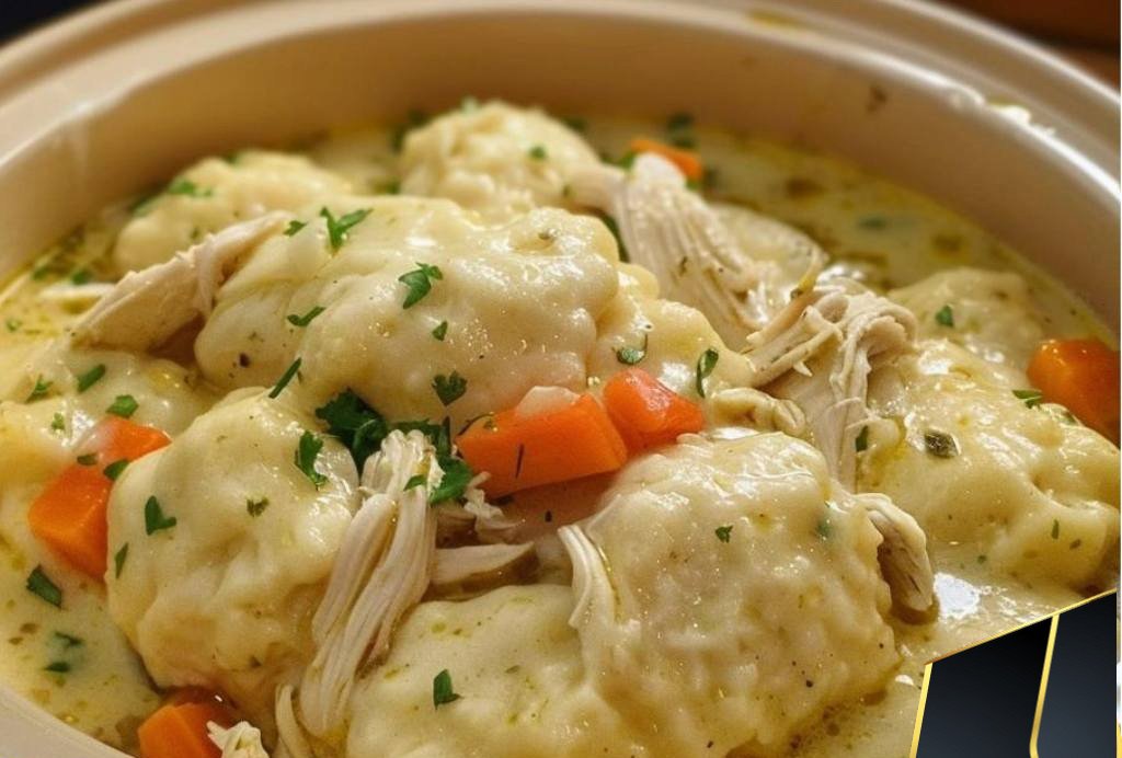 Best Ever Crock Pot Chicken and Dumplings
