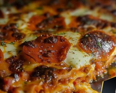 Pizzagna prepared at home with simple ingredients and clear steps.