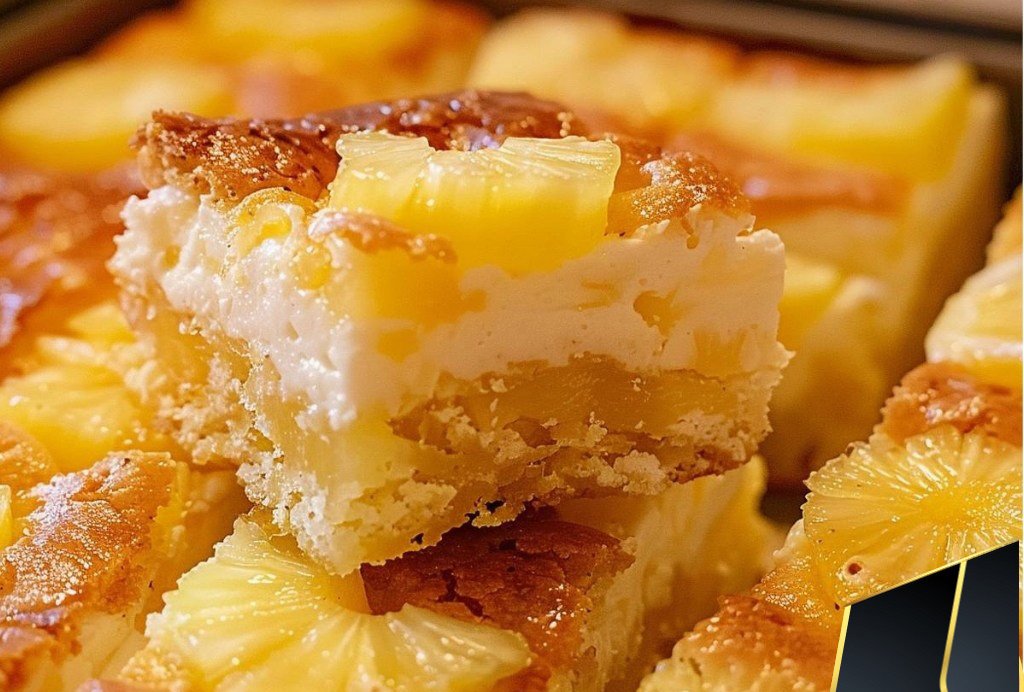 Pineapple Cake Bars