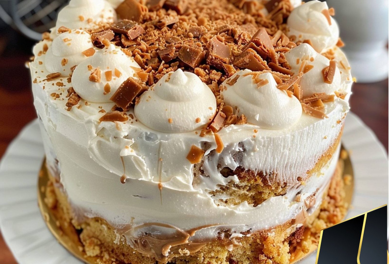 Toffee Butterscotch Cake