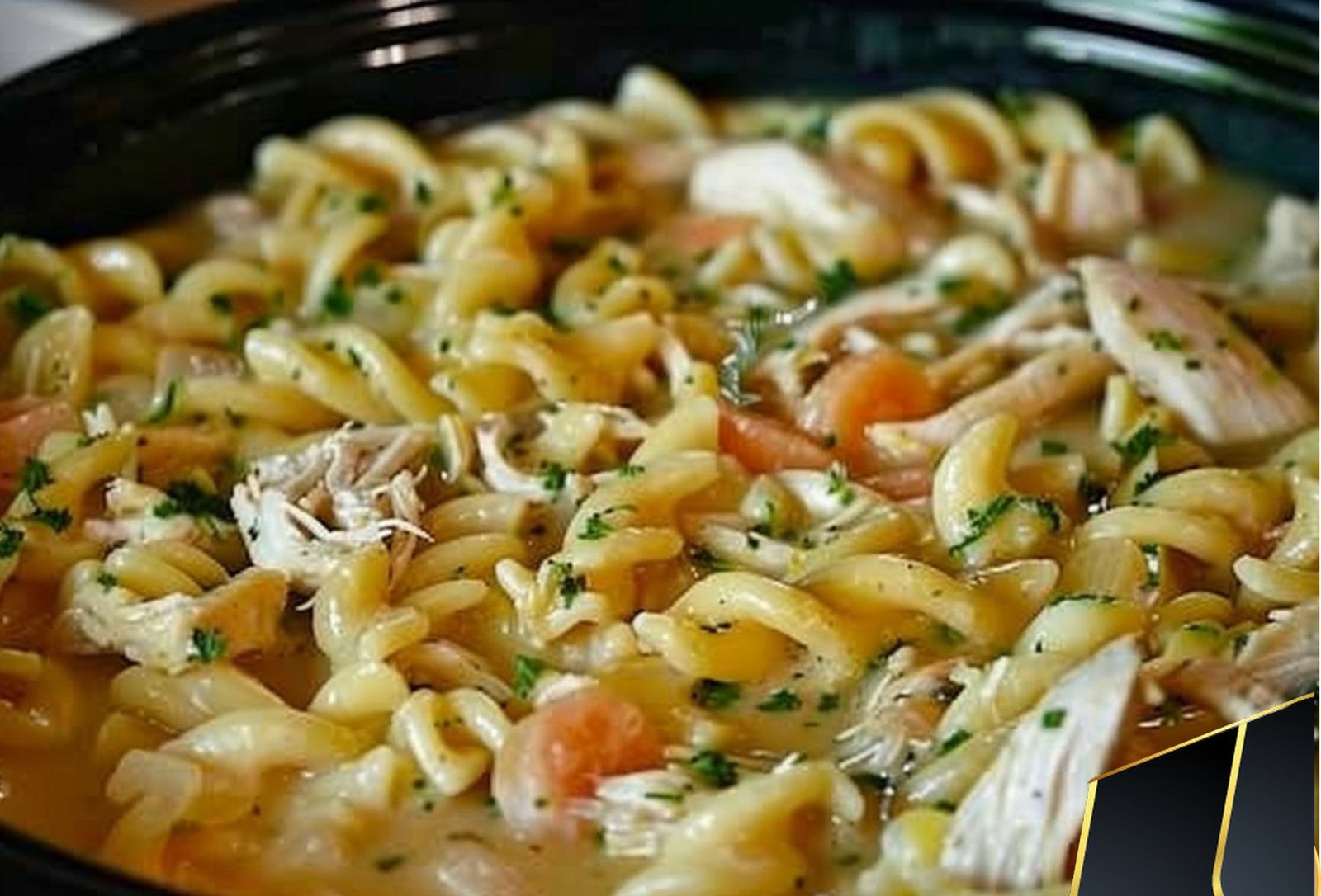 Comforting Chicken & Noodles Crock Pot