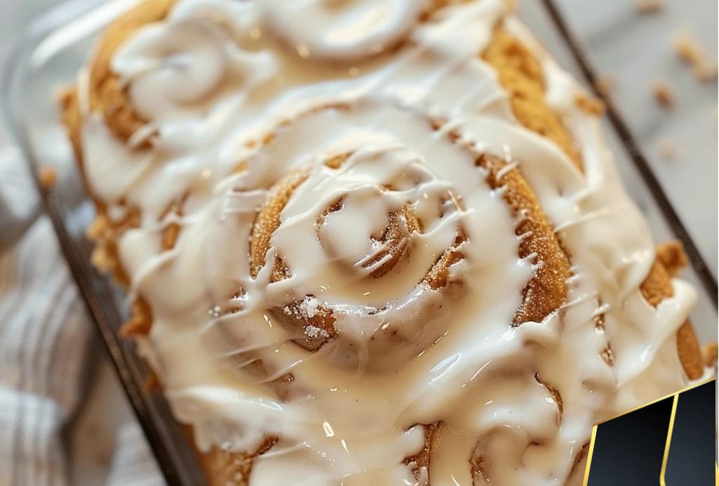 Cinnamon Roll Cake with Cream Cheese Frosting