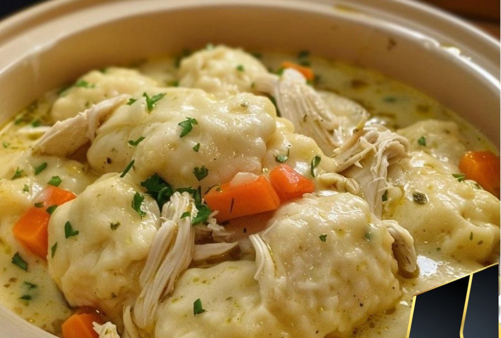 Best Ever Crock Pot Chicken and Dumplings
