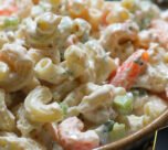 Sweet Amish Macaroni Salad prepared at home with simple ingredients and clear steps.