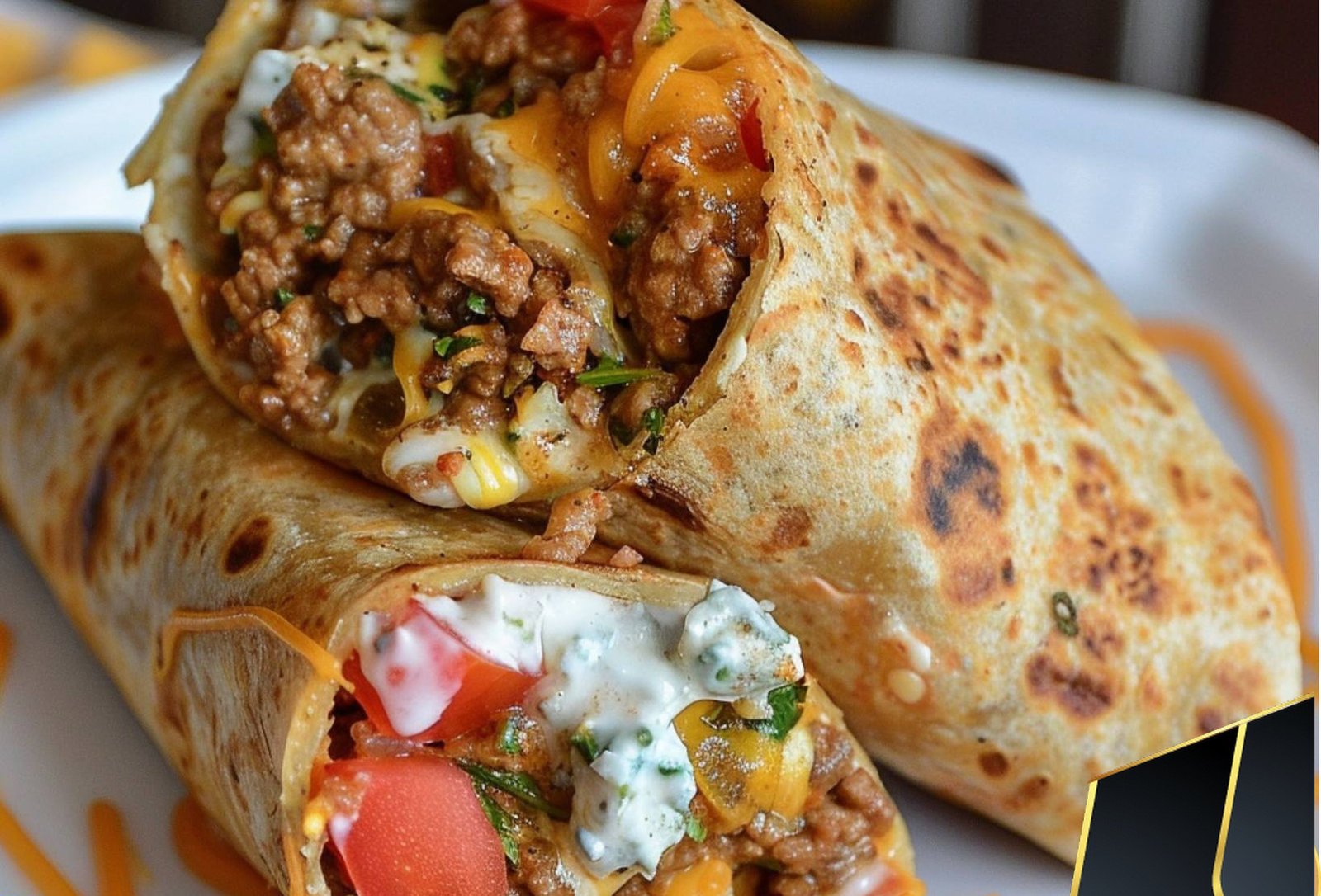 Nacho Cheese Beef Wrap
