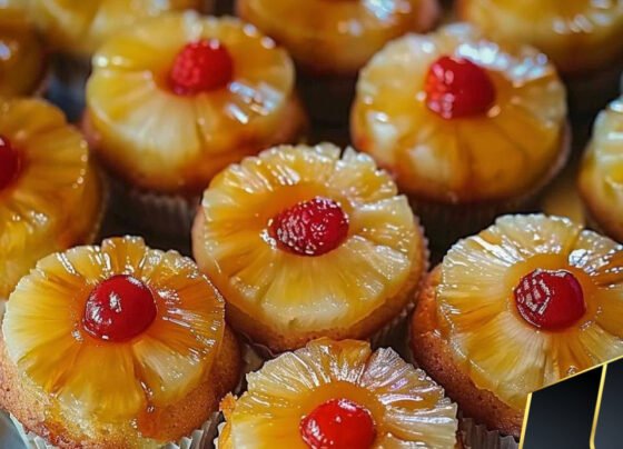 Pineapple Upside Down Cupcakes prepared at home with simple ingredients and clear steps.