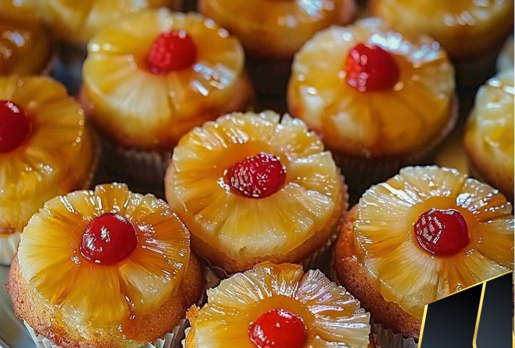 Pineapple Upside Down Cupcakes