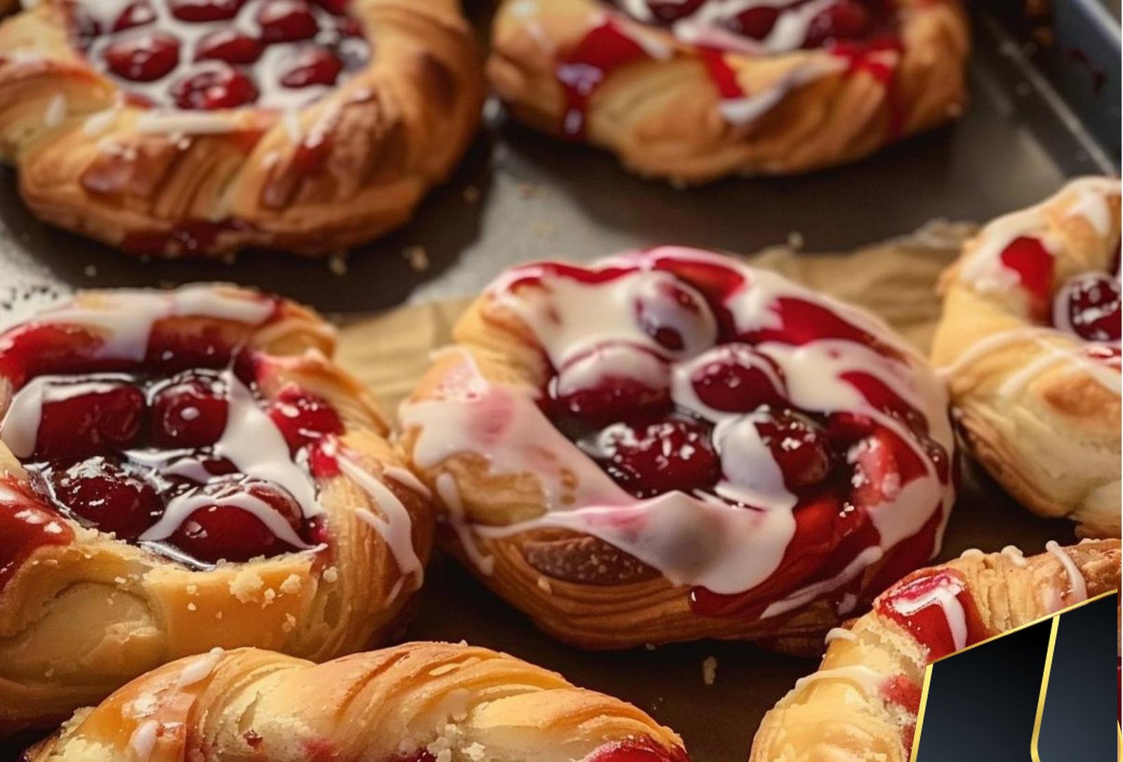 Mini Cherry Cheese Danishes