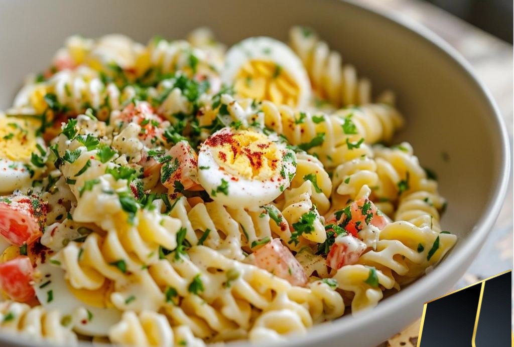 Deviled Egg Pasta Salad