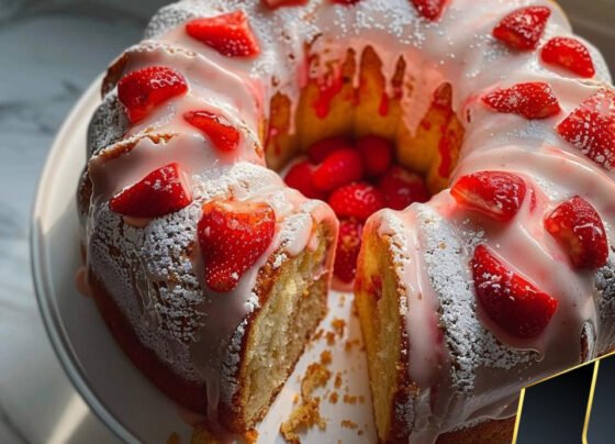 Strawberry Crunch Pound Cake prepared at home with simple ingredients and clear steps.