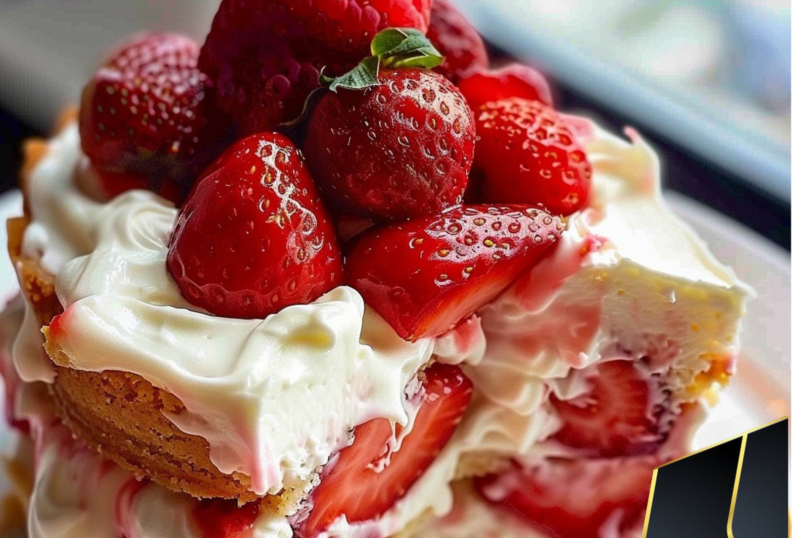 No Bake Strawberry Shortcake