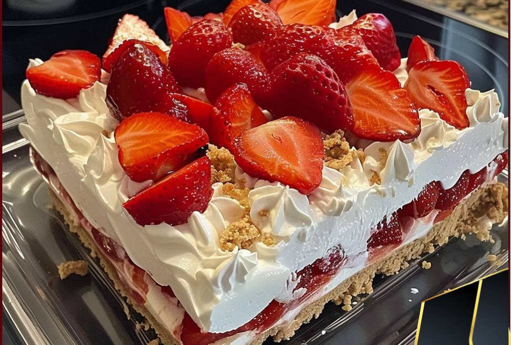 Strawberry Cream Cheese Icebox Cake Recipe
