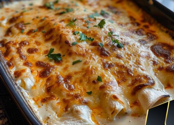 White Chicken Enchiladas prepared at home with simple ingredients and clear steps.
