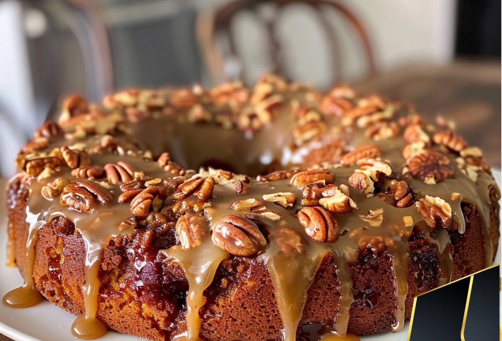 Pecan Upside Down Cake