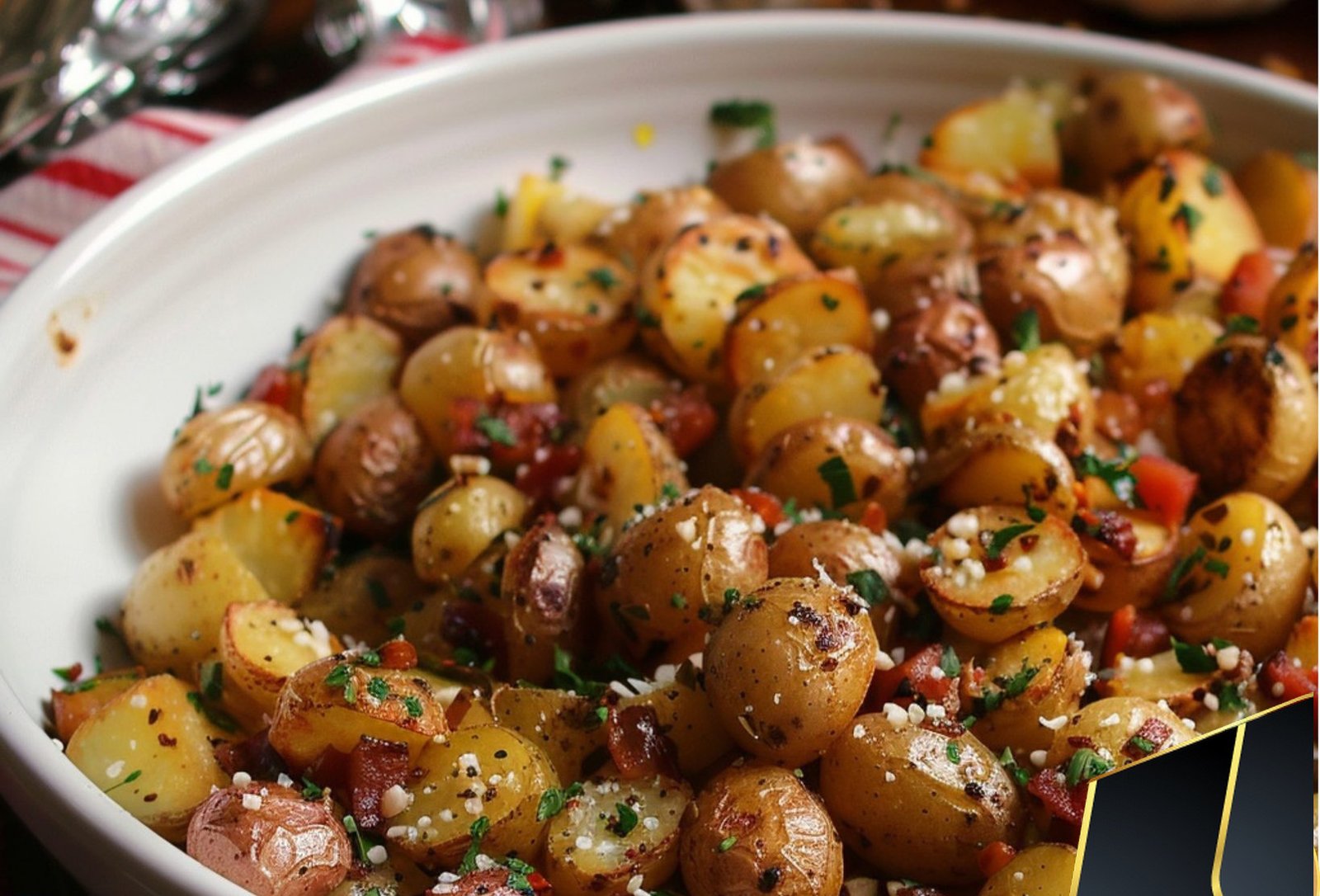 Parmesan Garlic Roasted Potatoes