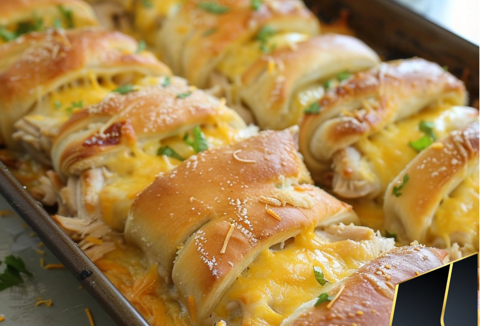 Cheesy Chicken Crescent Rolls