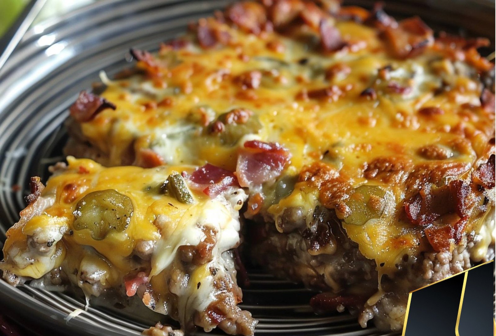 Low-Carb Bacon Cheeseburger Casserole
