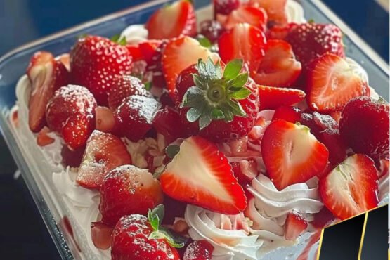 Strawberry Cream Cheese Icebox Cake Recipe prepared at home with simple ingredients and clear steps.