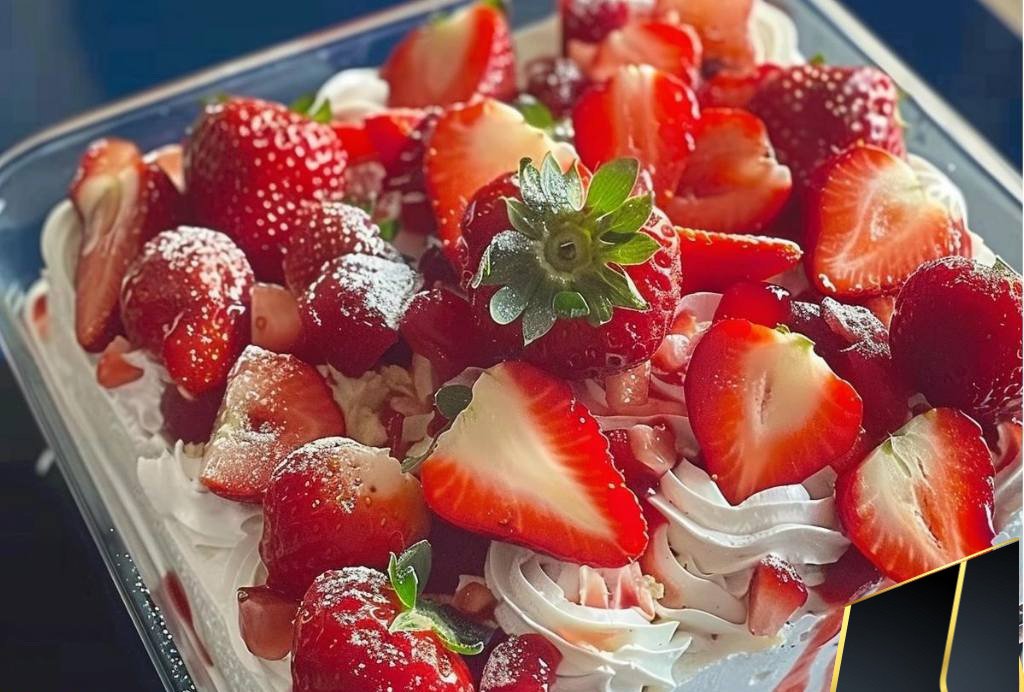 Strawberry Cream Cheese Icebox Cake Recipe