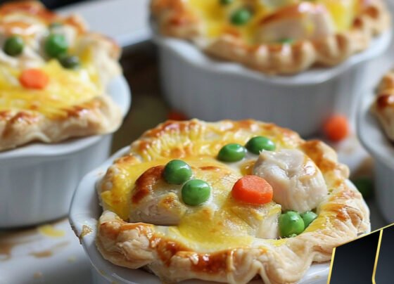Mini Chicken Pot Pies prepared at home with simple ingredients and clear steps.