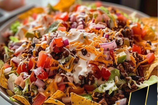 Doritos Taco Salad Recipe prepared at home with simple ingredients and clear steps.