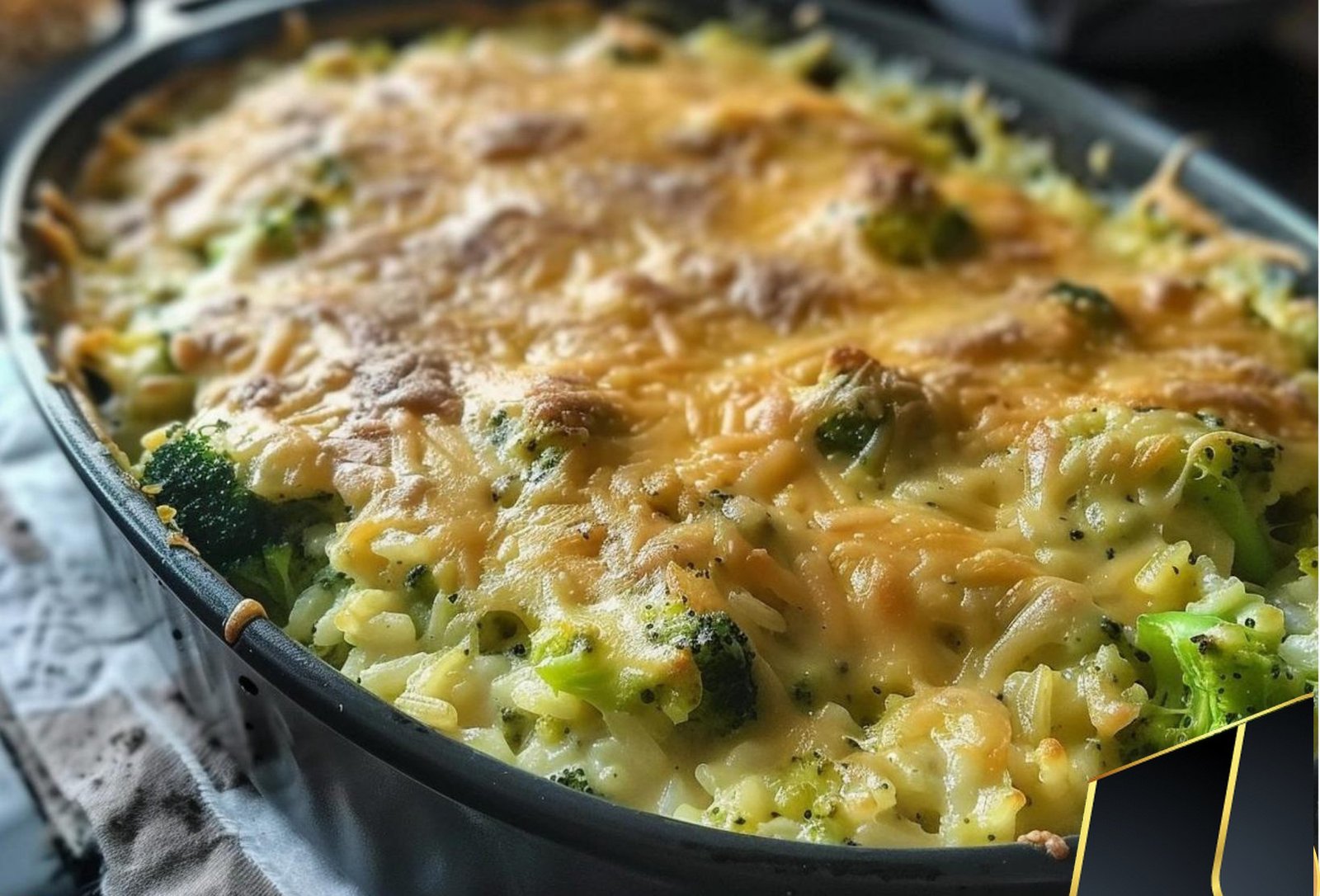Broccoli Rice Cheese and Chicken Casserole