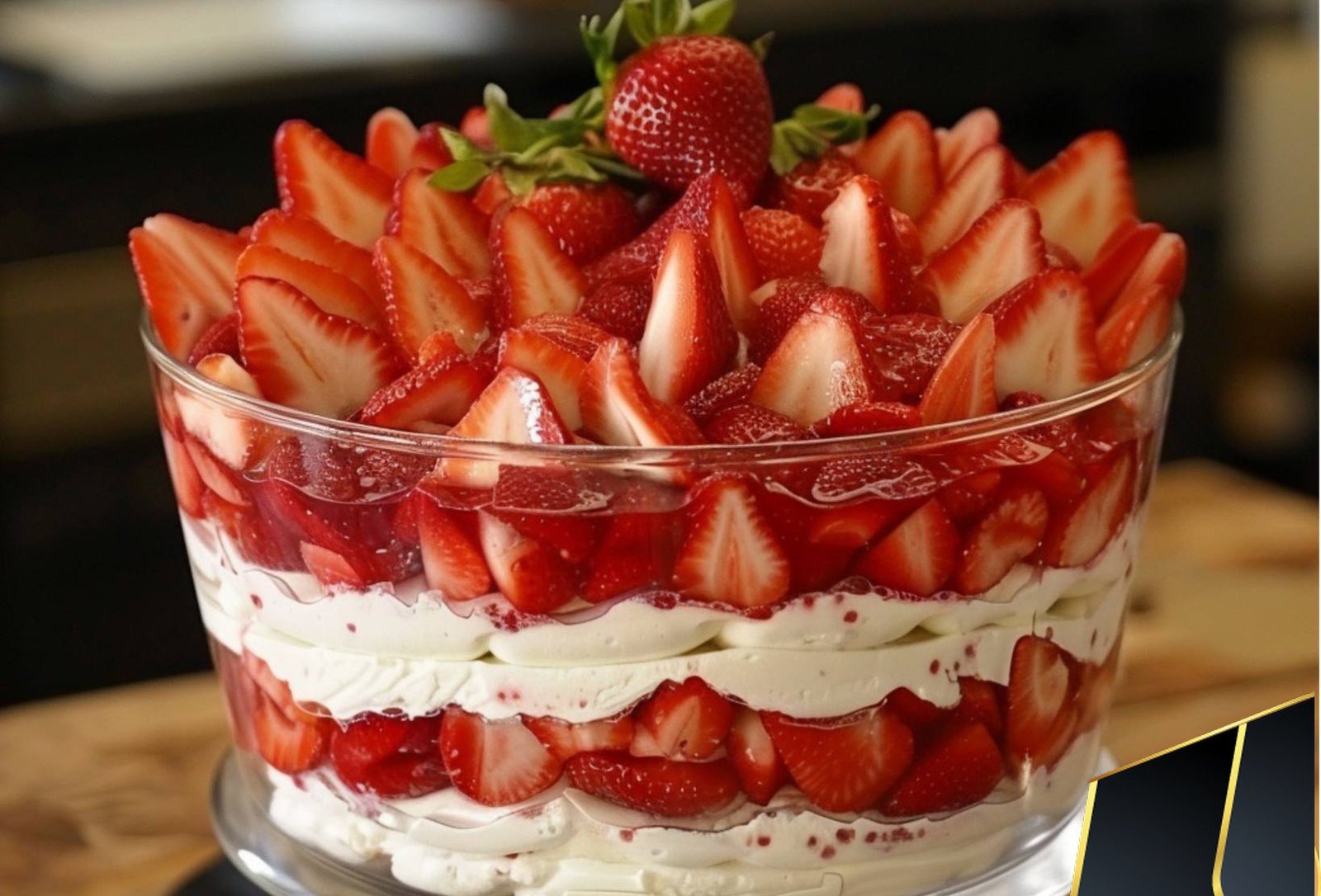 Strawberry Cheesecake trifle