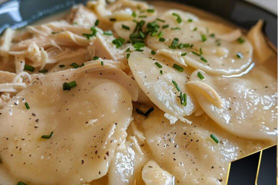 Homemade Chicken and Dumplings prepared at home with simple ingredients and clear steps.