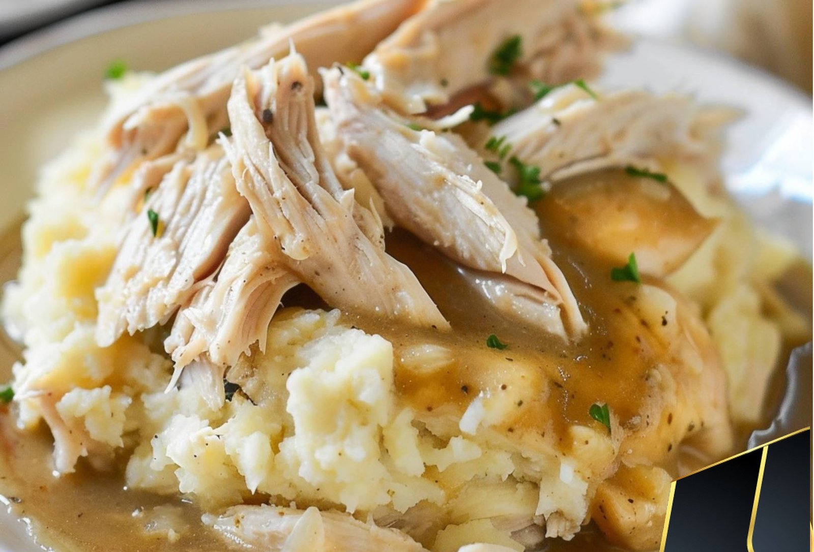 Slow Cooked Chicken and Gravy