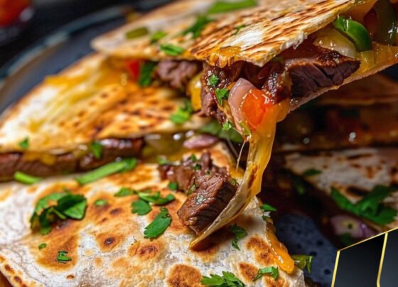 Loaded Steak Quesadillas Recipe prepared at home with simple ingredients and clear steps.