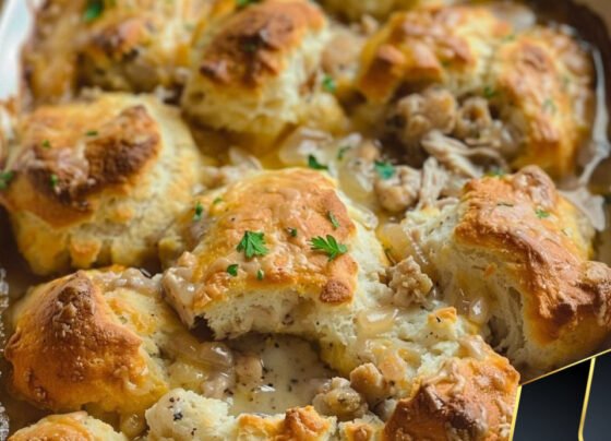 Chicken Bubble Biscuit Bake Casserole prepared at home with simple ingredients and clear steps.