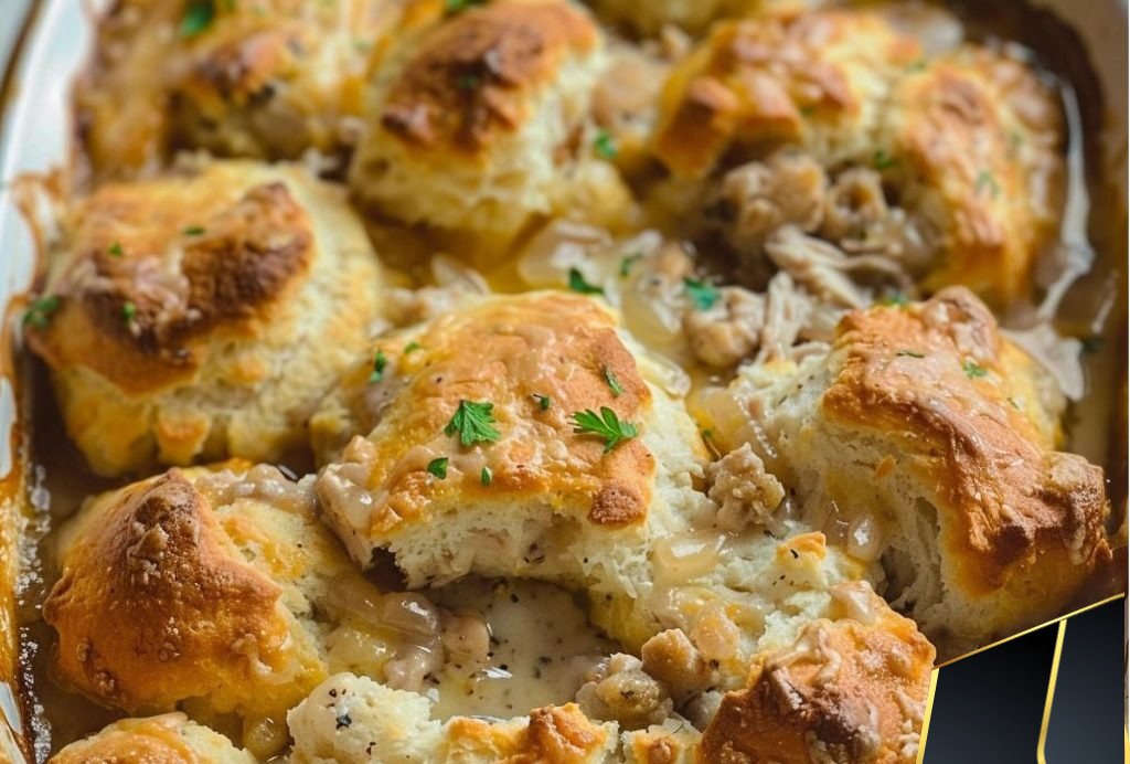 Chicken Bubble Biscuit Bake Casserole