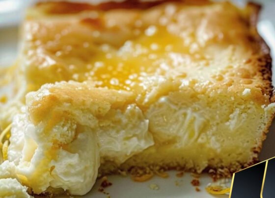 4 Ingredients Lemon Cream Cheese Dump Cake prepared at home with simple ingredients and clear steps.