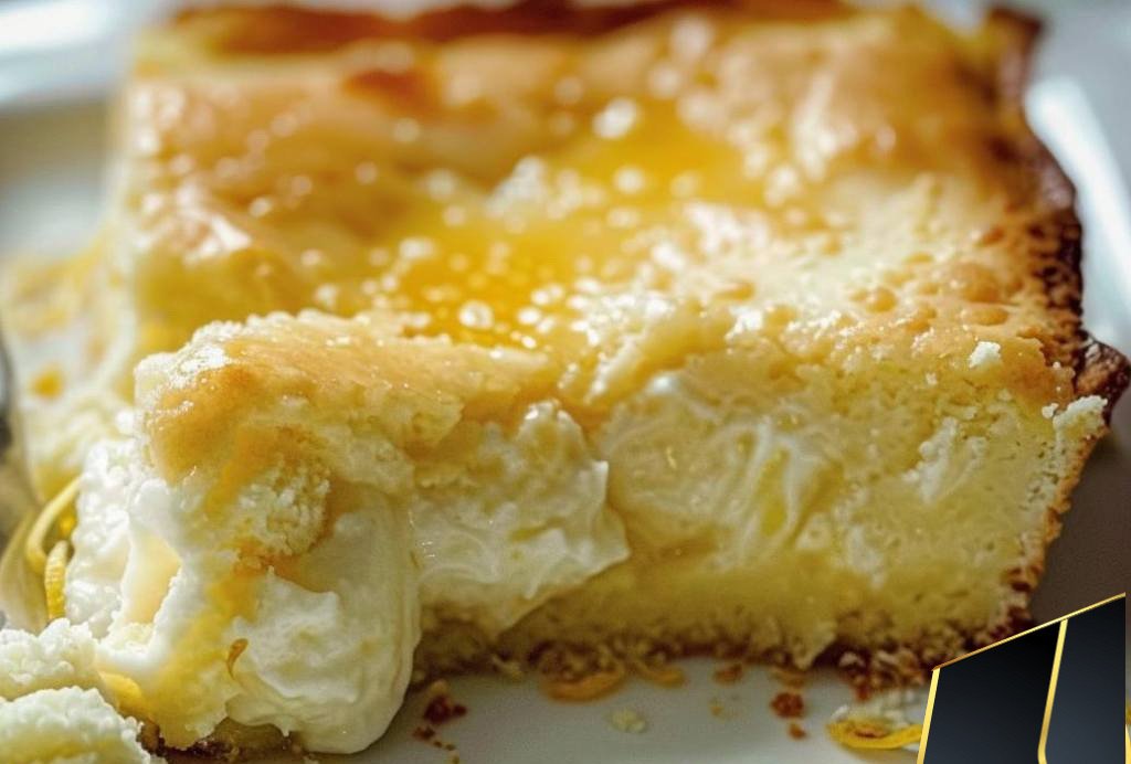 4 Ingredients Lemon Cream Cheese Dump Cake
