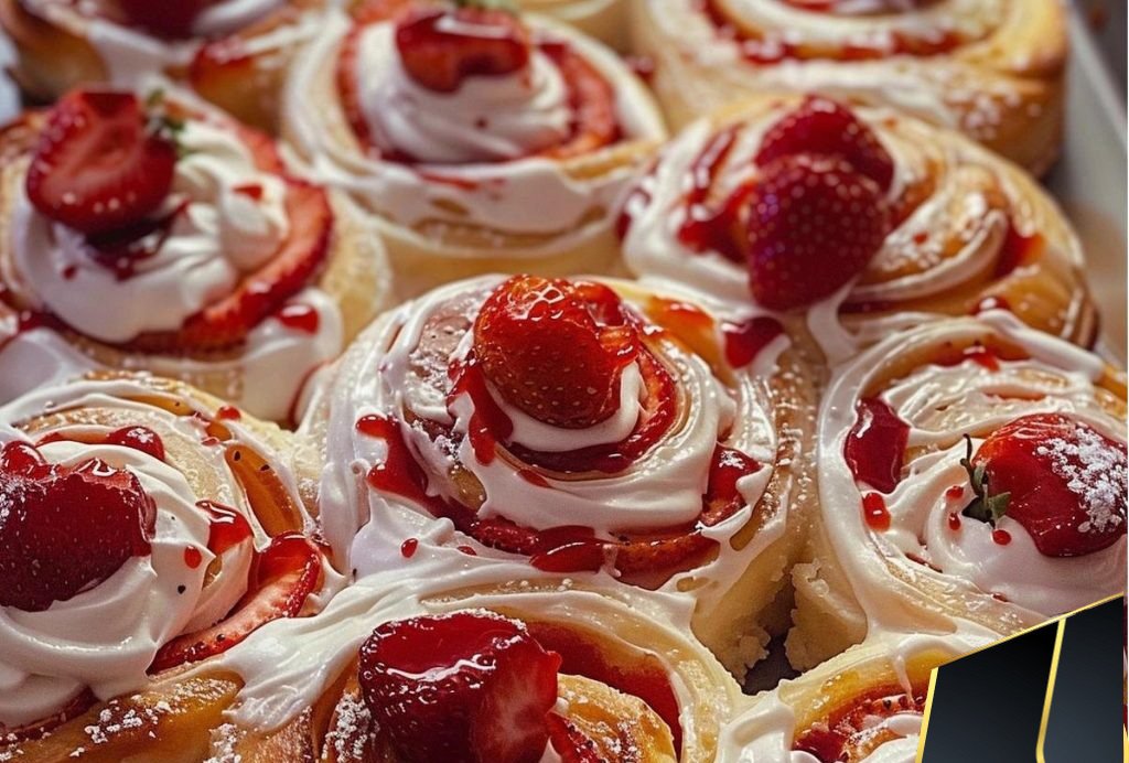 Strawberry Cream Cheese Rolls