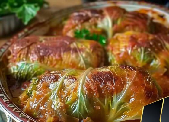 Old Fashioned Stuffed Cabbage Rolls prepared at home with simple ingredients and clear steps.