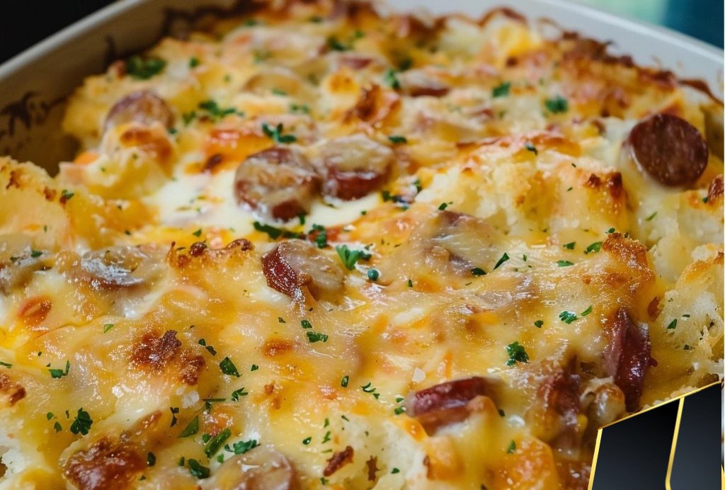 Sausage And Creamy Hashbrown Casserole